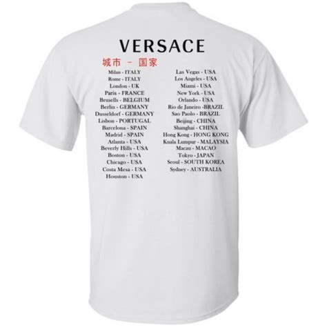 versace china t shirt|China Versace clothing.